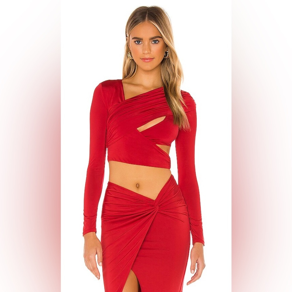 Red Two Piece Set - Picture 2 of 13
